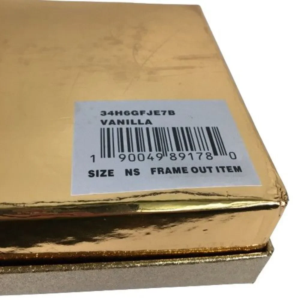 Michael Kors Jet Set Travel Vanilla Tan Leather Continental Wallet Wristlet NIB